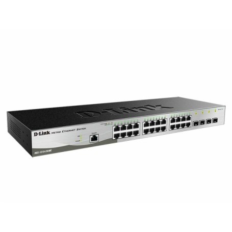 D-Link DGS-1210-28/ME switch di rete Gestito L2 Gigabit Ethernet (10/100/1000) 1U Nero (DGS-1210-28/ME)