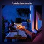 Philips Hue White and Color ambiance Go Lampada Smart da Tavolo Ricaricabile Nera Wireless (929003128501)
