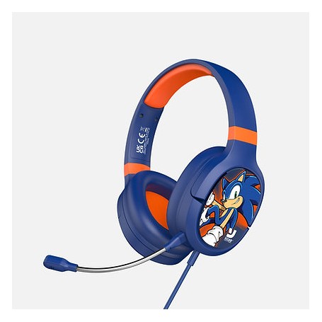 OTL Technologies Sonic Boom SH0901 cuffia e auricolare Cuffie Cablato A Padiglione Giocare Blu, Rosso (SH0901)