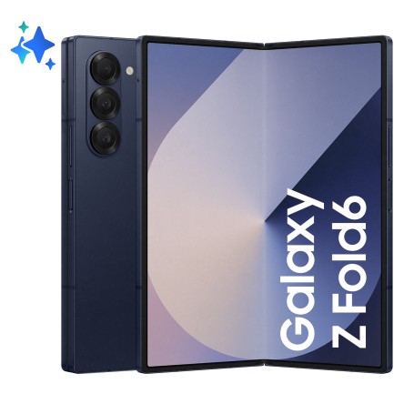 Samsung Galaxy Z Fold6 Smartphone AI, 256GB, RAM 12GB, Display 6,3"/7,6" Dynamic AMOLED 2X, Navy (SM-F956BDBBEUE)