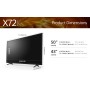 Sony BRAVIA X72K – 50” TV - KD-50X72K: 4K UHD LED - Smart TV - Android TV - Modello 2022 (KD50X72KPAEP)