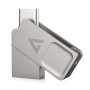 V7 VF3128GTC unità flash USB 128 GB USB Type-A / USB Type-C 3.2 Gen 1 (3.1 Gen 1) Argento (VF3128GTC)