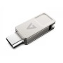 V7 VF3128GTC unità flash USB 128 GB USB Type-A / USB Type-C 3.2 Gen 1 (3.1 Gen 1) Argento (VF3128GTC)