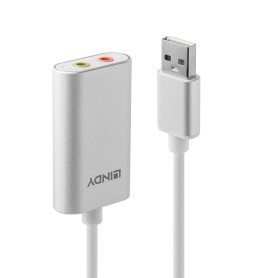 Lindy 42926 convertitore audio Argento, Bianco (42926) (LINDY42926)