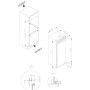 Congelatore da incasso Amica EGSX 321 210 , altezza nicchia: 72 cm, 62 L, NoFrost, tecnologia porta fissa, compressore inverter