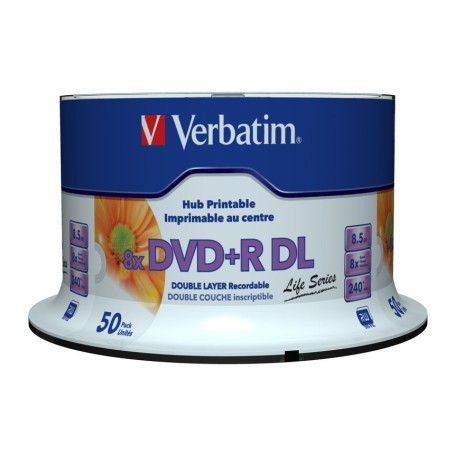 Verbatim 97693 DVD vergine 8,5 GB DVD+R DL 50 pz (97693)