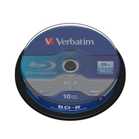 Verbatim BD-R SL 25GB 6 x 10 Pack Spindle 10 pz (43742)