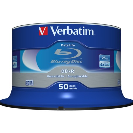 Verbatim Datalife 6x BD-R 25 GB 50 pz (43838)