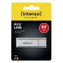 Intenso Alu Line unità flash USB 64 GB USB tipo A 2.0 Argento (3521492)
