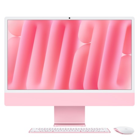 iMac 59,62 cm (24") M4 2024 (pink/rosa, macOS, Deutsch) (MWV43D/A)