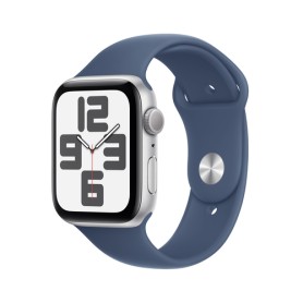 Watch SE (silber, Aluminium, 44 mm, Sportarmband Denim S/M) (MXEQ3QF/A)