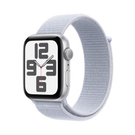Watch SE (silber, Aluminium, 44 mm, Sport Loop blaue Wolke) (MXET3QF/A)