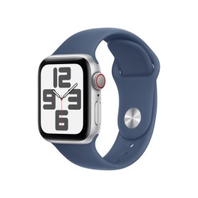 Watch SE (silber, Aluminium, 40 mm, Sportarmband Denim M/L, Cellular) (MXGG3QF/A)