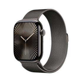 Watch Series 10 (schiefer, Titangehuse, 46 mm, Milanaise Armband schiefer S/M, Cellular) (MC7R4QF/A)