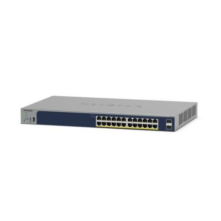 NETGEAR GS724TPv3 Gestito L2 Gigabit Ethernet (10/100/1000) Supporto Power over Ethernet (PoE) Grigio (GS724TPP-300EUS)