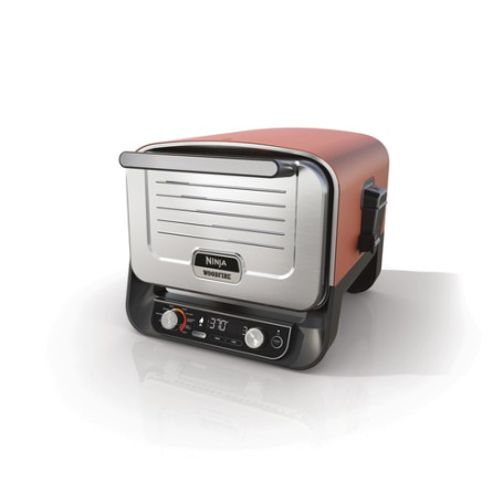 Woodfire, elektrischer Outdoor-Ofen, Pizzaofen und Smoker OO101EU (braun/silber, fr Pizzen bis ca.  30cm)