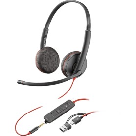 Poly Blackwire 3225 Stereo (UC) Headset USB-C/A, 3,5mm Klinke (8X229A6)
