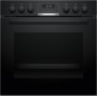 Bosch HEG517BB4 + NVS645CB6E set di elettrodomestici da cucina Piano cottura a induzione Forno elettrico (HND616LS63)