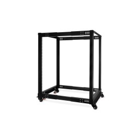 ES 19" Open Frame Serverrack , Rack (schwarz, 18 Hheneinheiten) (13737)