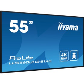iiyama LH5560UHS-B1AG visualizzatore di messaggi Pannello A digitale 139,7 cm (55") LED Wi-Fi 500 cd/m² 4K Ultra HD Nero Proces