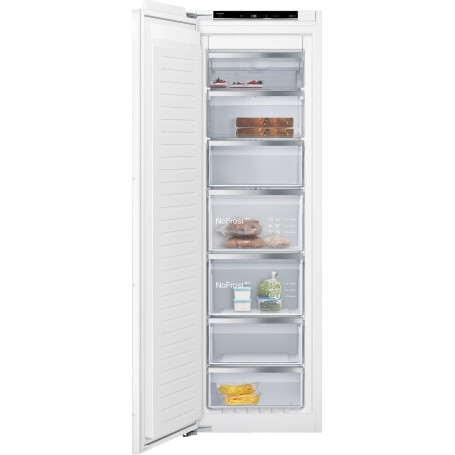 Siemens iQ500 GI81NACE0 congelatore Congelatore verticale Da incasso 212 L E Bianco