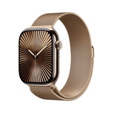Apple Watch Series 10 OLED 46 mm Digitale 416 x 496 Pixel Touch screen 4G Oro Wi-Fi GPS (satellitare) (MC7T4QF/A)