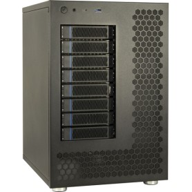 Inter-Tech NAS-8 Custodia per Disco Rigido (HDD) Nero 2.5/3.5" (88887392)