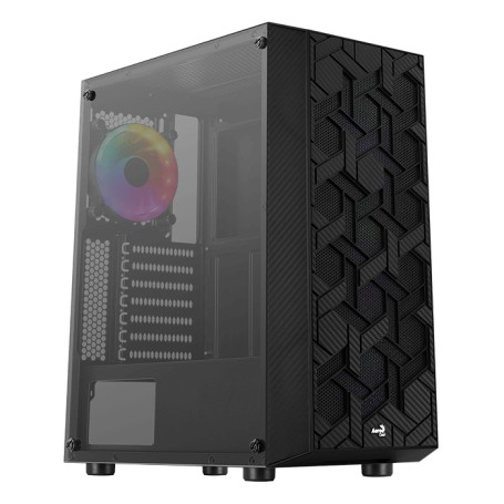 Aerocool Hive-G-BK-v3 Midi Tower Nero (AEROPGS-HIVE-G-BK-V3) (ACCM-PV27013.11)