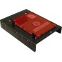 Inter-Tech 88885232 pannello drive bay 2x 2,5" Pannello incassato Nero (88885232)