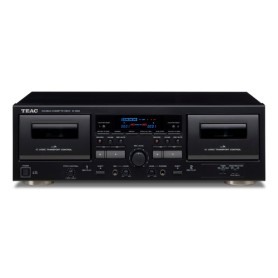 TEAC W-1200 Piano cassetta 2 console Nero (W-1200-B)