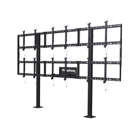 Peerless DS-S555-3X2 carrello e supporto multimediale Nero