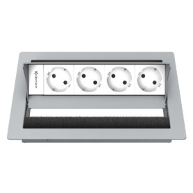 Kindermann 7492000074 cassetta di scarico Tipo F Argento, Bianco