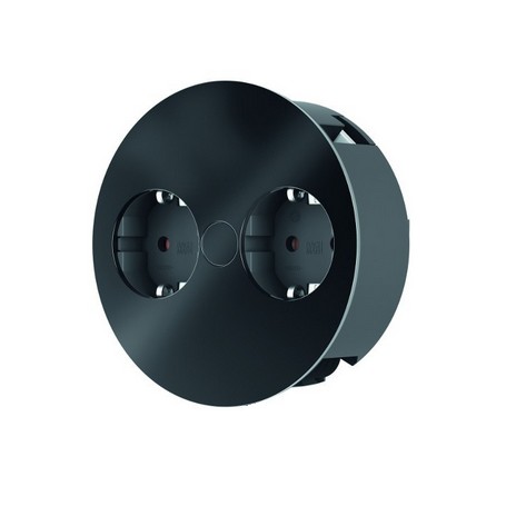 Bachmann TWIST prolunghe e multiple 2 m 2 presa(e) AC Interno Nero (931.100)