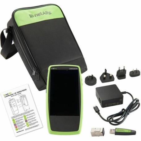 NetAlly LinkRunner AT 3000 Tester PoE Verde (LRAT-3000-KIT)