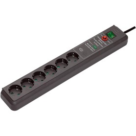 Brennenstuhl Secure-Tec Surge Protection 15.000 A Nero 6 presa(e) AC 3 m (1159540376)