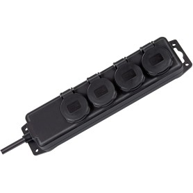 Brennenstuhl 1159960 protezione da sovraccarico Nero 4 presa(e) AC 230 V 2 m (1159960)