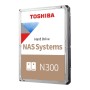 Toshiba N300 disco rigido interno 12 TB 7200 Giri/min 512 MB 3.5" Serial ATA III (HDWG51CEZSTA)