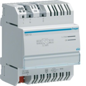 Hager TXA112 trasformatore Grigio