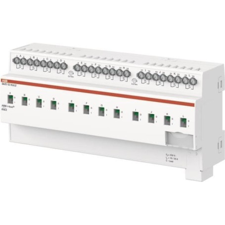 ABB Stotz S&J Schaltaktor 12-fach 16A, C-Last REG SA/S12.16.6.2 (2CDG110272R0011)