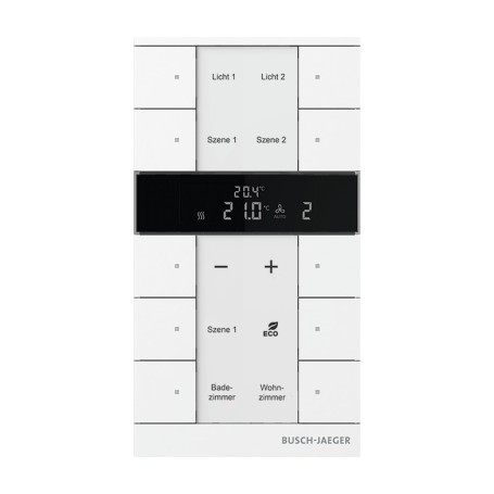 Busch-Jaeger 2CKA006330A0007 termostato Nero, Bianco