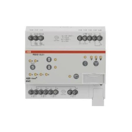 ABB Stotz S&J Fan Coil Controller 2xPWM 0-10V man.REG FCC/S1.5.2.1 (2CDG110235R0011)