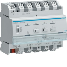 Hager TXA663A DIN montato su guida Attuatore dimmer 3 canali