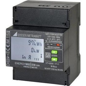 Gossen Metrawatt U2387-V022 Drehstromzähler mit Wandleranschluss digital MID-konform: Ja (U2387-V022)