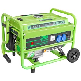 Zipper ZI-STE2800 gruppo elettrogeno 4800 W 15 L Benzina Nero, Verde