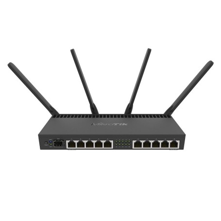 Mikrotik RB4011iGS+5HacQ2HnD-IN router wireless Gigabit Ethernet Dual-band (2.4 GHz/5 GHz) Nero