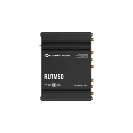 Teltonika RUTM50 router wireless Gigabit Ethernet Dual-band (2.4 GHz/5 GHz) 5G Nero (RUTM50000000)