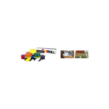 3M PVC-Klebeband 5S-Farbkodierungs-Starterpaket Inhalt: 6 Rollen Weich-PVC-Klebeband 471 sortiert in den - 1 Stück (7100123108)