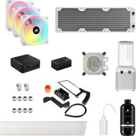 Corsair XH405i Processore Kit di raffreddamento a liquido Bianco (CX-9070017-WW)