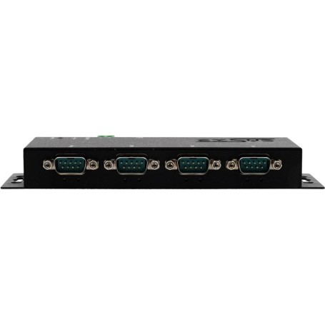EXSYS GmbH Etherent zu 4 x RS-232, inkl. 12V/3A Netzteil, PoE (EX-6114-2POE)