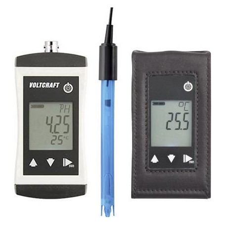 VOLTCRAFT KBM-110 + TG-400 pH-Messgerät Redox (ORP), Temperatur, pH-Wert